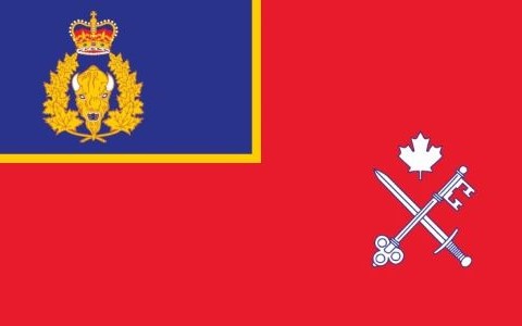 La clé symbolise la protection et la sécurité, tandis que l'épée symbolise la force requise pour assurer cette sécurité. La feuille d'érable représente la région de la capitale nationale.