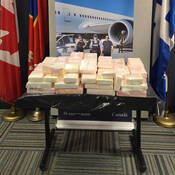 Les policiers de la GRC ont saisi 62,7 kilos de cocaïne.