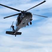 Black Hawk de la GRC en vol.