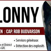 Chien de police - Lonny