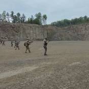 Entraînement de type militaire auquel ont pris part les accusés.