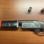 Arme à feu saisie