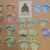 L’argent comptant saisis