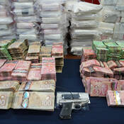 Photo of seized items.