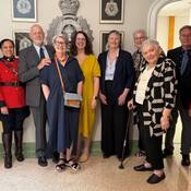 Des membres de la famille du surintendant Joe Atherton se sont rendus à Regina pour la cérémonie commémorative, en compagnie de membres de la GRC et de l’Association des vétérans de la GRC.