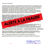 Exemple de lettre frauduleuse