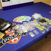 Photo de preuve de la saisie de fentanyl