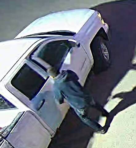 Portage la Prairie RCMP are asking for help from the public in identifying this suspect and the owner of the white GMC truck in connection with a break and enter in Macgregor in June 2025.