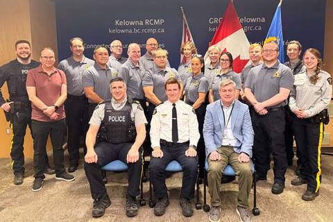 Photo of new Auxiliary members ready to start later this month