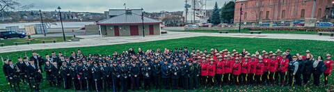 Group photo of AWLE conference attendees