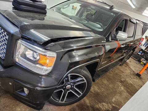 Witnesses are asked to call police if they saw this black GMC Sierra Denali pickup with a black canopy in Fanny Bay on July 31, 2025