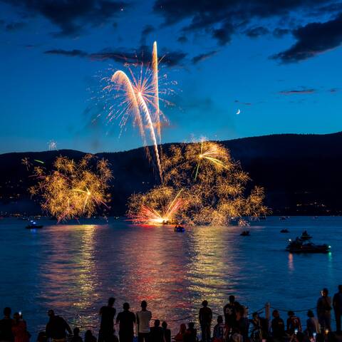 Canada Day Fireworks in Kelowna