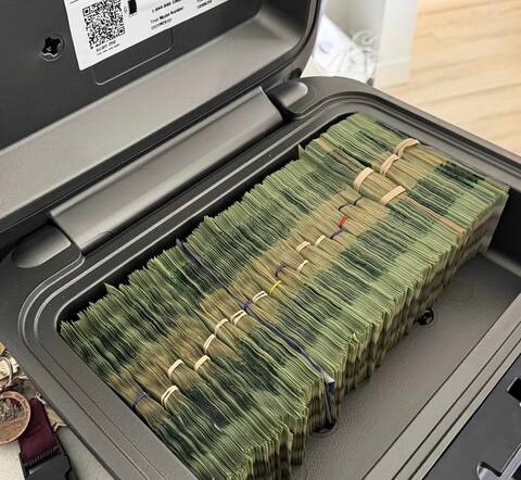 Approximately $58,000 in cash was seized by RCMP on April 29 as part of Project Darling.