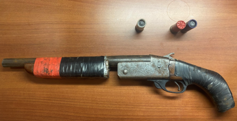 Seized firearm