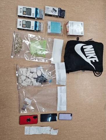 Seized drugs and paraphernalia
