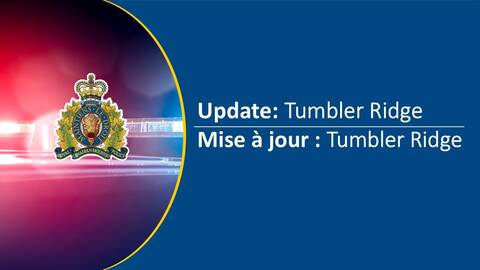 Update: Tumbler Ridge | Mise à jour : Tumbler Ridge