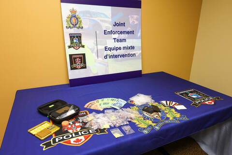Evidence photo of fentanyl seizure